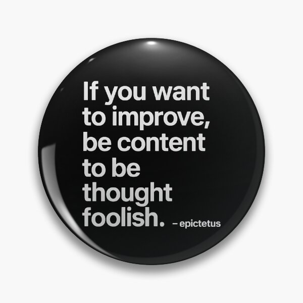 Item preview, Be Thought Foolish – Epictetus Stoic (White Font) designed and sold by TshirtsLabs.