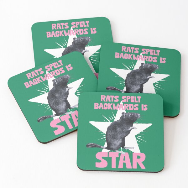 Item preview, Rats spelt backwards is STAR (green) designed and sold by MsGonzalez.