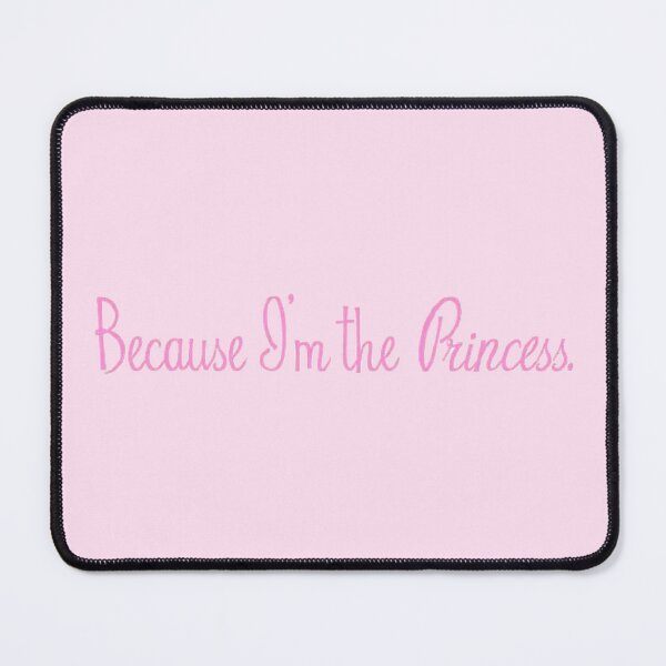 Item preview, pink cutesy girly girl sticker - because im the princess designed and sold by inainart.