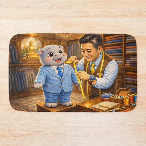 Item preview, Baby Hippo Tailor designed and sold by Kinley's Korner.