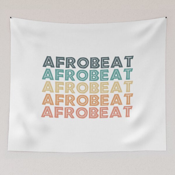 Item preview, Afrobeat Repeat | Retro Vintage Sunset Style Typography designed and sold by MammothArt.