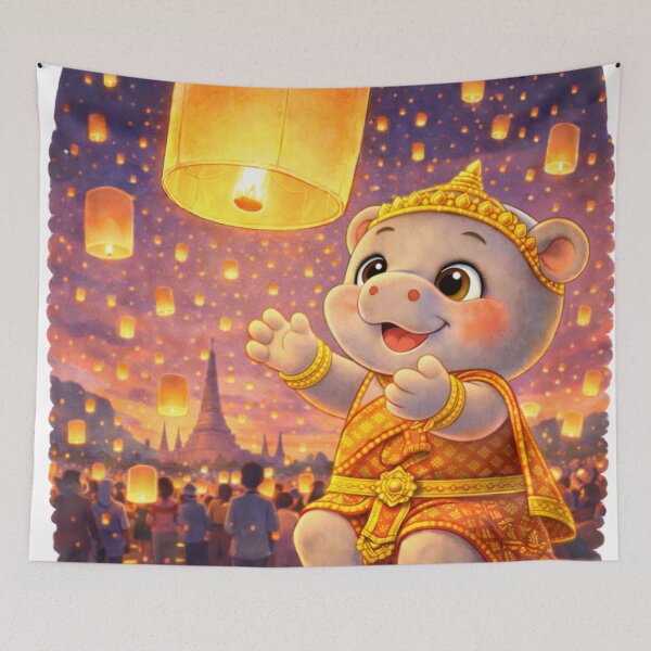 Item preview, Baby Hippo Lantern designed and sold by Kinley's Korner.
