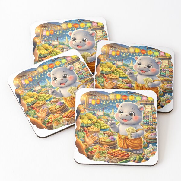 Item preview, Baby Hippo Night Market designed and sold by Kinley's Korner.