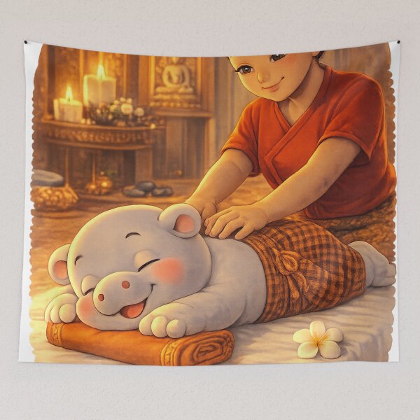 Item preview, Baby Hippo Massage designed and sold by Kinley's Korner.