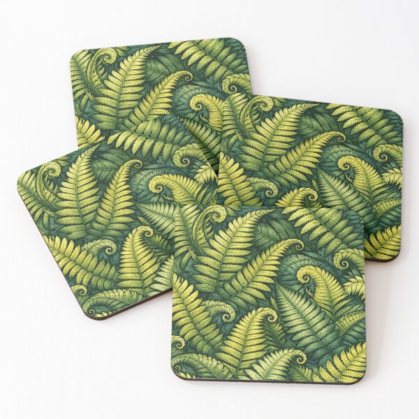 Item preview, Lush Green Fern Leaves – Elegant Tropical Botanical Pattern designed and sold by Velaty.