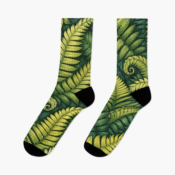 Item preview, Lush Green Fern Leaves – Elegant Tropical Botanical Pattern designed and sold by Velaty.