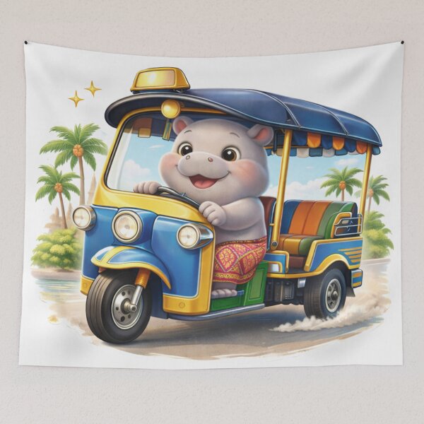 Item preview, Baby Hippo TukTuk designed and sold by Kinley's Korner.