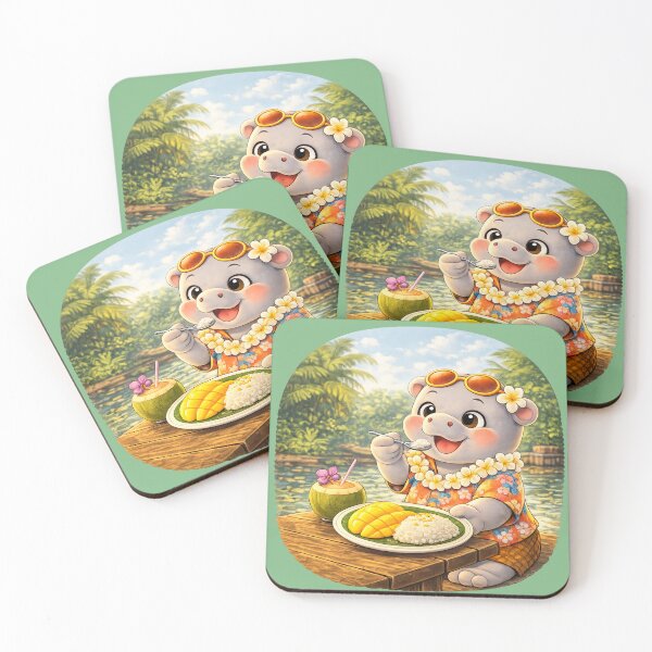 Item preview, Baby Hippo Mango Sticky Rice designed and sold by Kinley's Korner.