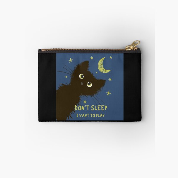 Item preview, Humorous night cat designed and sold by FlowerFolie.