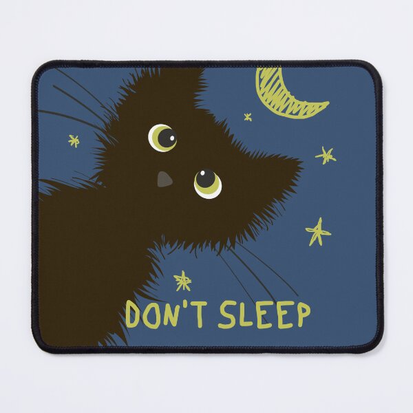 Item preview, Humorous night cat designed and sold by FlowerFolie.