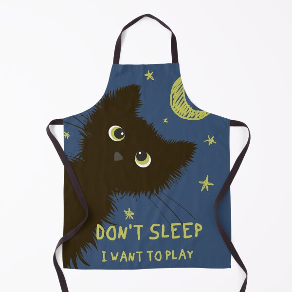 Item preview, Humorous night cat designed and sold by FlowerFolie.