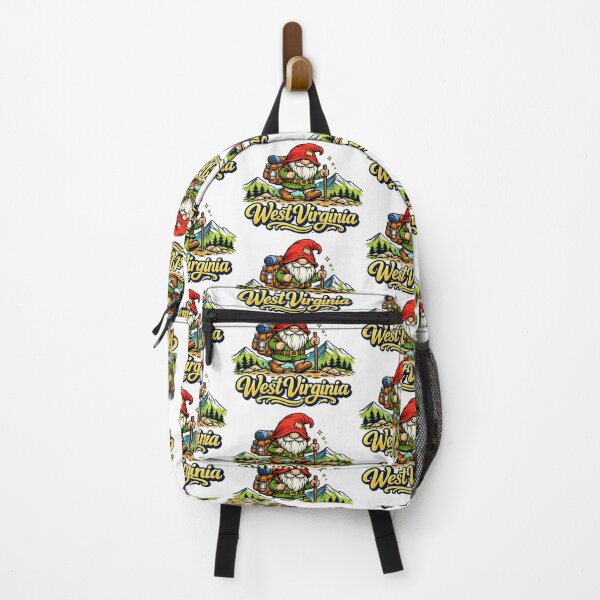 Item preview, Gnome Hiking Through West Virginia Mountains designed and sold by Moriarty's Digital Visions.
