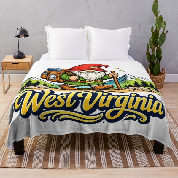 Item preview, Gnome Hiking Through West Virginia Mountains designed and sold by Moriarty's Digital Visions.