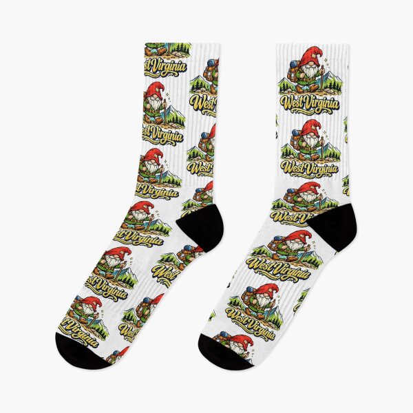 Item preview, Gnome Hiking Through West Virginia Mountains designed and sold by Moriarty's Digital Visions.