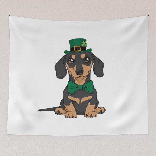 Item preview, Lucky Dachshund - St. Patrick’s Day Dog designed and sold by Hydravisions.