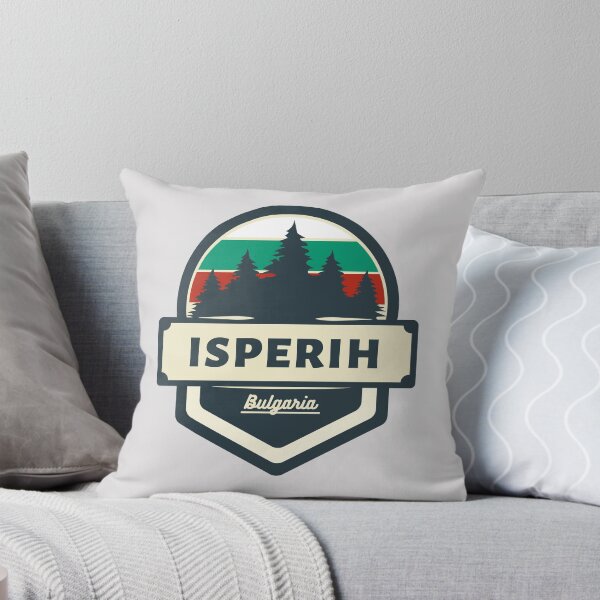 Item preview, Isperih Bulgaria | Retro Vintage Travel Badge designed and sold by World Designs.