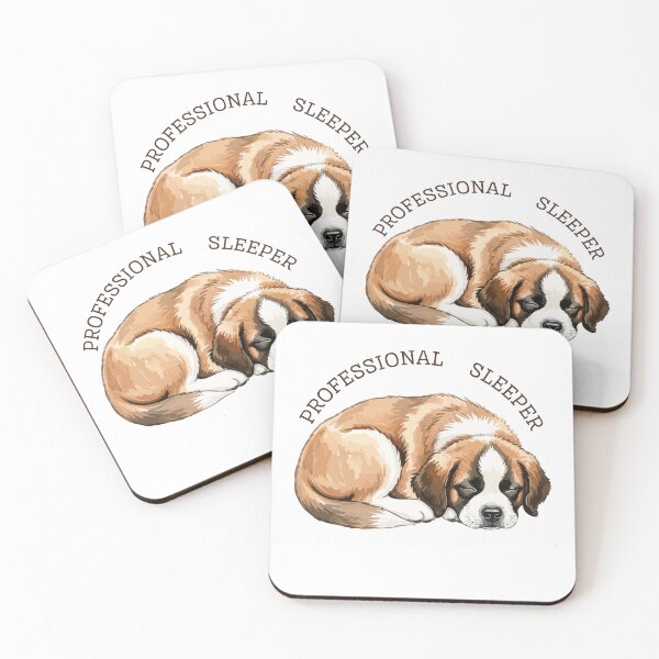 Item preview, Professional Sleeper - Cute Sleeping Dog Art designed and sold by LUV PAWSIA.