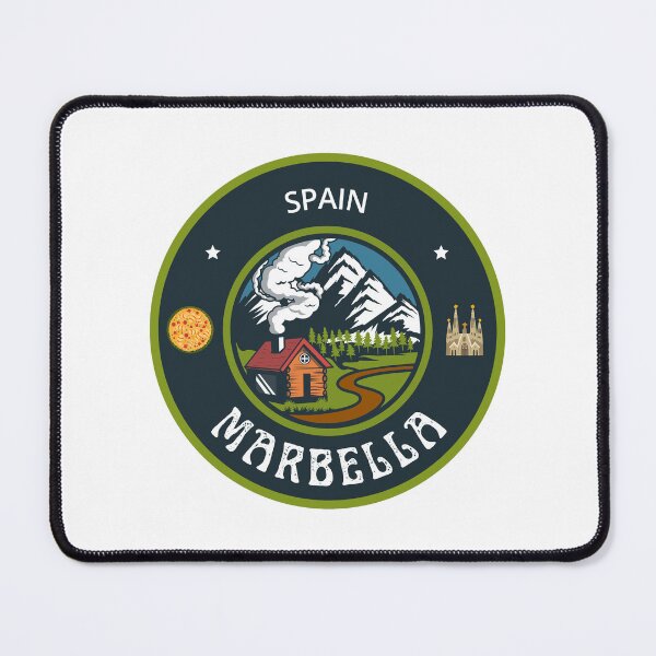 Item preview, Marbella Spain | Green Travel Emblem designed and sold by World Designs.