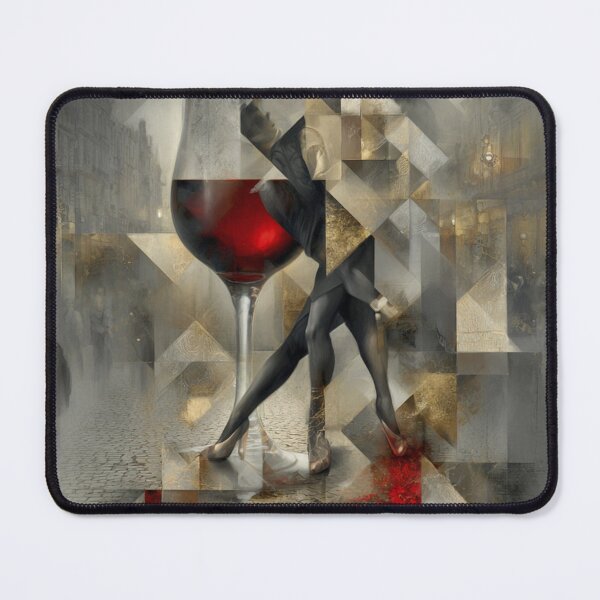 Item preview, Bandoneon Player & Red Wine | Nostalgic Art designed and sold by CodeDistilled.