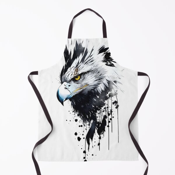 Item preview, Ink Eagle Portrait | Abstract Black and White Bird Art designed and sold by Dyan4.