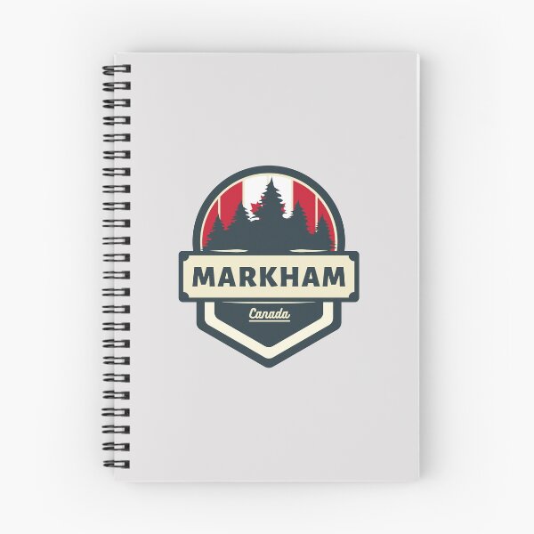 Item preview, Markham Canada | Retro Vintage Travel Badge designed and sold by World Designs.