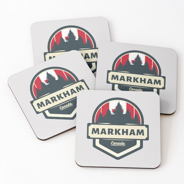 Item preview, Markham Canada | Retro Vintage Travel Badge designed and sold by World Designs.