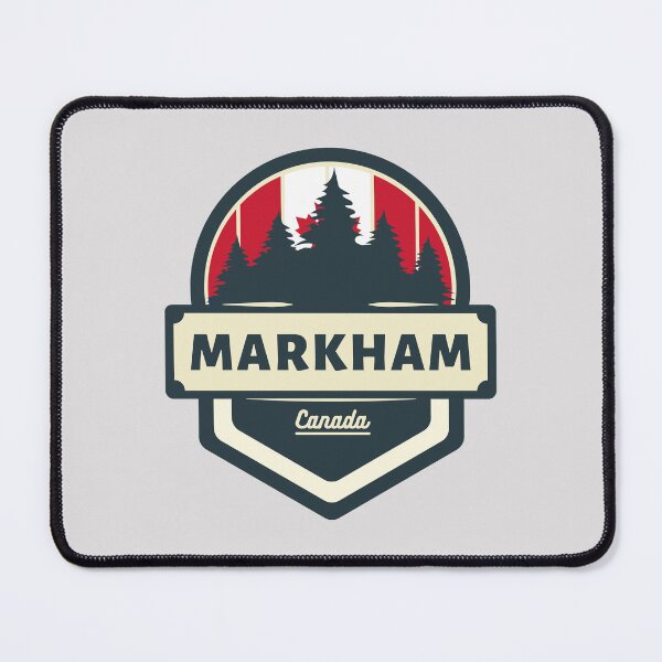 Item preview, Markham Canada | Retro Vintage Travel Badge designed and sold by World Designs.