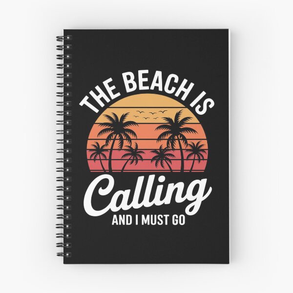 Item preview, The Beach is Calling and I Must Go Beach Summer Palm Tree  designed and sold by joyouartArt.