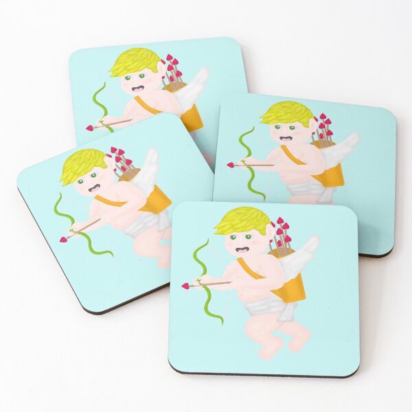Item preview, Blonde cupid with green bow and arrow  designed and sold by Daniel Vasco.