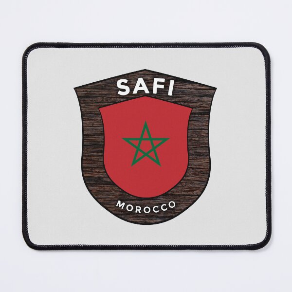 Item preview, Safi Morocco | Flag Shield Travel Emblem designed and sold by World Designs.