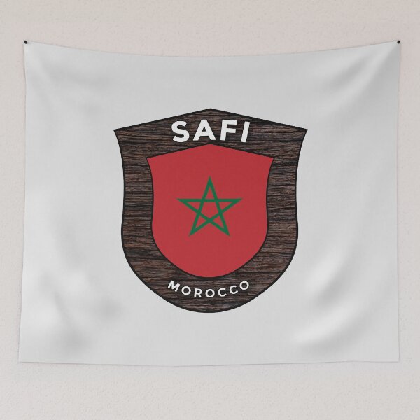Item preview, Safi Morocco | Flag Shield Travel Emblem designed and sold by World Designs.