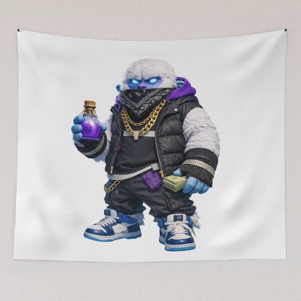 Item preview, Dripped Out Yeti Clash Of Clans designed and sold by LookinFreshh.