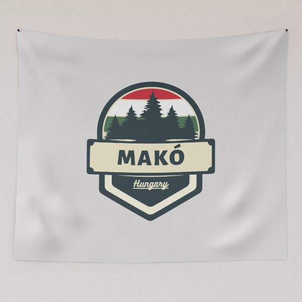 Item preview, Makó Hungary Retro Vintage Badge designed and sold by World Designs.