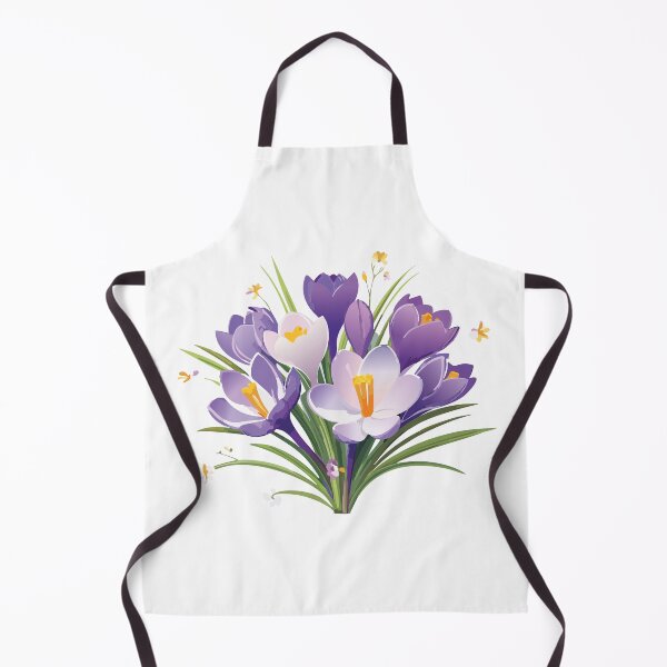 Item preview, A Bucket of Spring Sunshine: Purple Crocuses designed and sold by vonalvarazs.