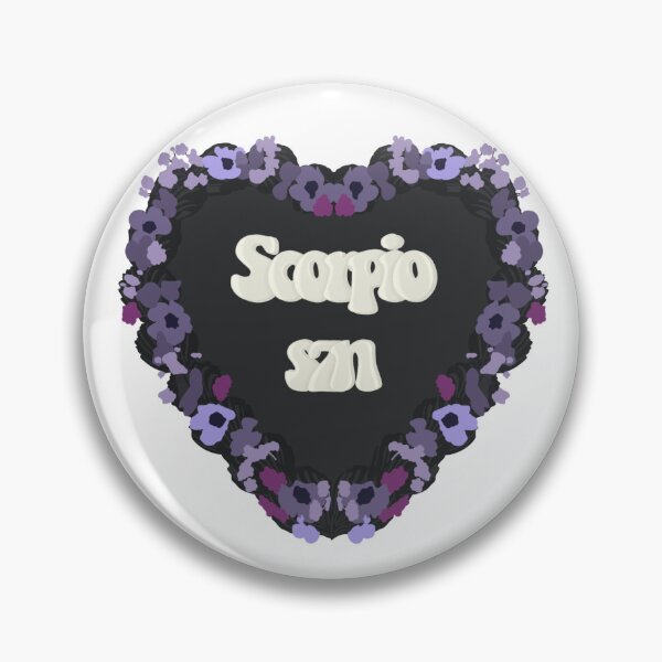 Item preview, Scorpio Season Star Sign Love Heart Birthday Cake designed and sold by FreeOrca.