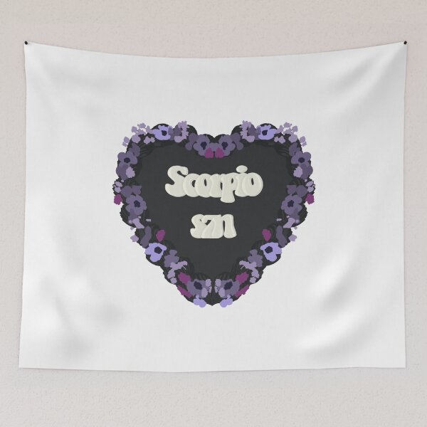 Item preview, Scorpio Season Star Sign Love Heart Birthday Cake designed and sold by FreeOrca.