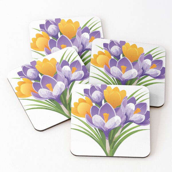 Item preview, Harvesting Hope: Purple and Yellow Crocus Arrangement designed and sold by vonalvarazs.
