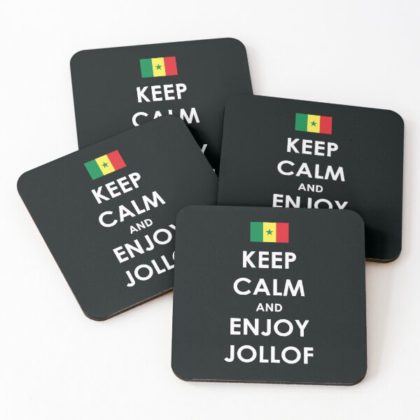 Item preview, Keep Calm And Enjoy Jollof | Senegalese version designed and sold by MammothArt.