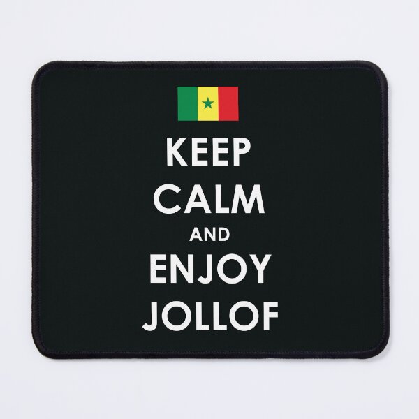 Item preview, Keep Calm And Enjoy Jollof | Senegalese version designed and sold by MammothArt.