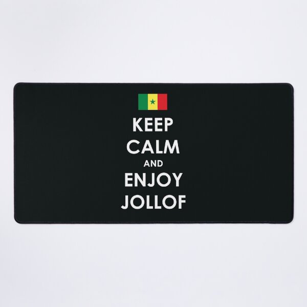 Item preview, Keep Calm And Enjoy Jollof | Senegalese version designed and sold by MammothArt.