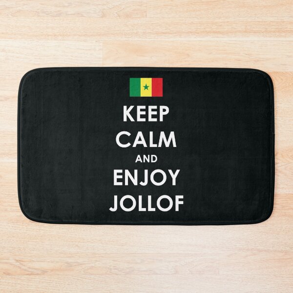 Item preview, Keep Calm And Enjoy Jollof | Senegalese version designed and sold by MammothArt.
