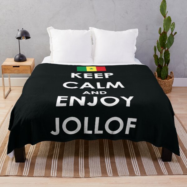 Item preview, Keep Calm And Enjoy Jollof | Senegalese version designed and sold by MammothArt.