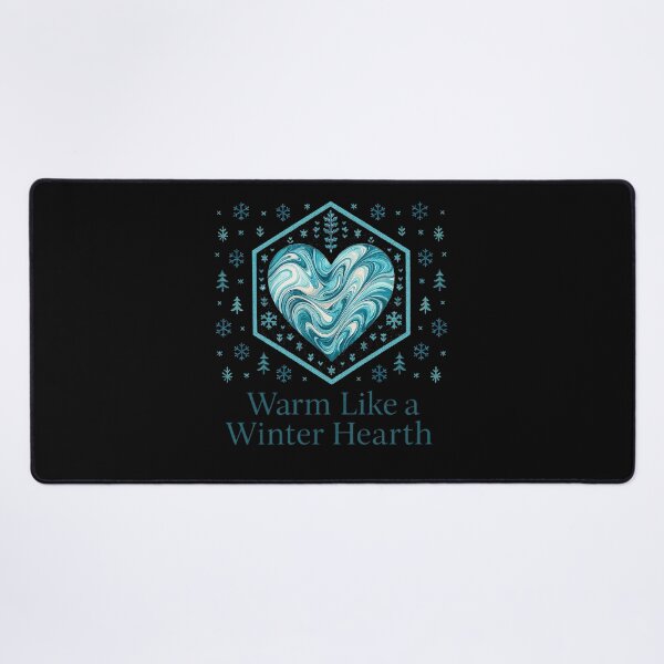 Item preview, Warm Like a Winter Hearth – Snowflake Heart designed and sold by Creative.Shop.