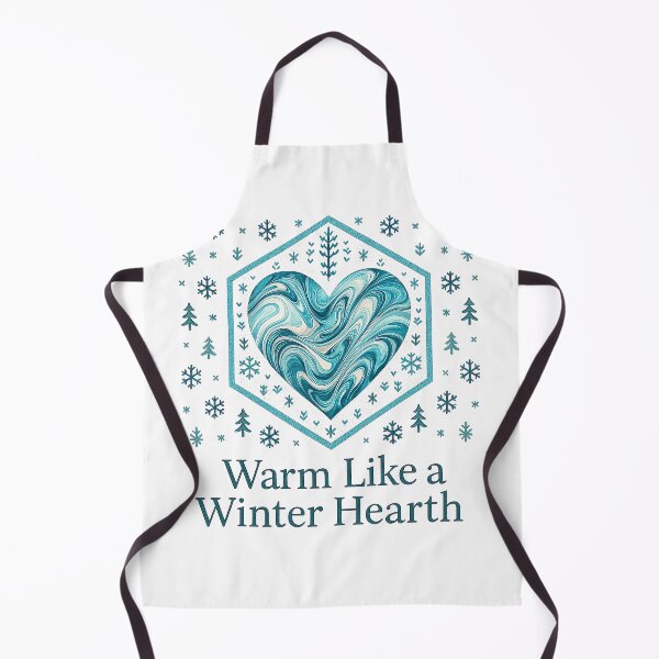 Item preview, Warm Like a Winter Hearth – Snowflake Heart designed and sold by Creative.Shop.
