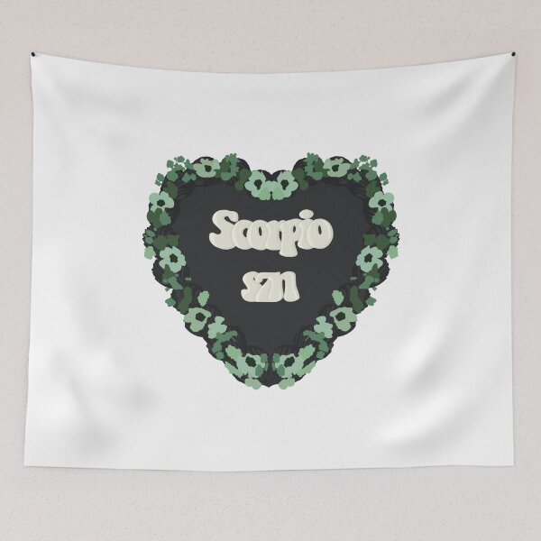 Item preview, Scorpio Season Star Sign Love Heart Birthday Cake designed and sold by FreeOrca.