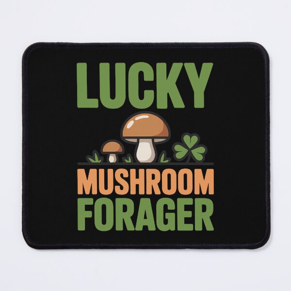 Item preview, Lucky Mushroom Forager — Mushroom Hunting and Foraging Design Celebrating Forest Finds designed and sold by NaturEdeN.