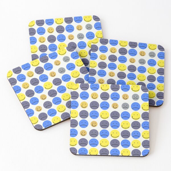 Item preview, Pattern Of Colorful Emotional Emojis  designed and sold by Codingart9.