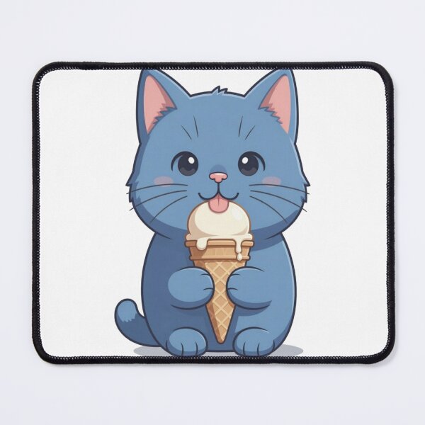 Item preview, Cat eating ice cream designed and sold by UrbanView.