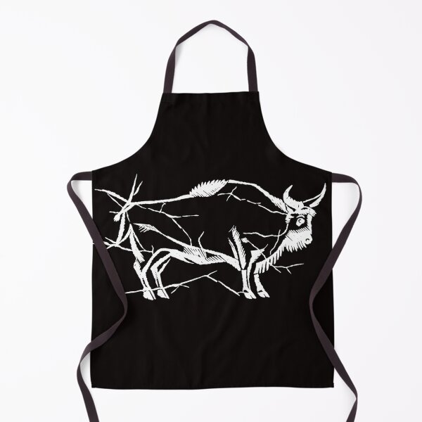 Item preview, Neolithic bull cave art from Lascaux loire valley france designed and sold by bluefrog.