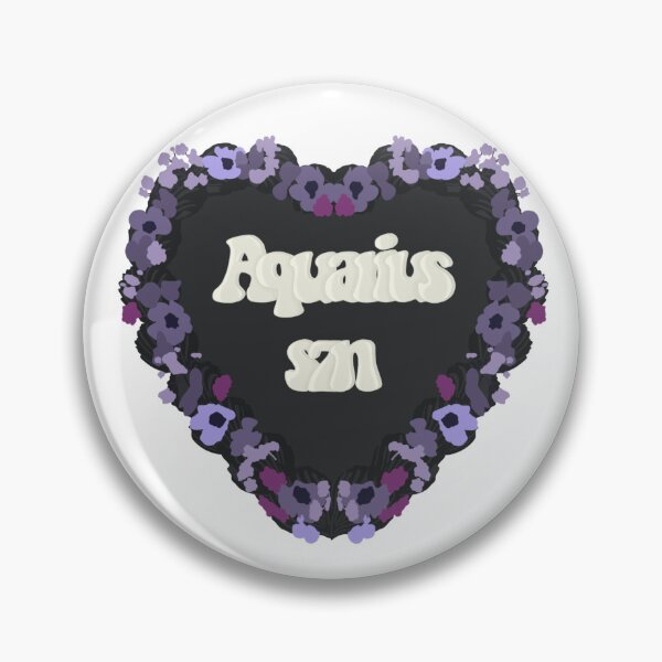 Item preview, Aquarius Season Star Sign Love Heart Birthday Cake designed and sold by FreeOrca.